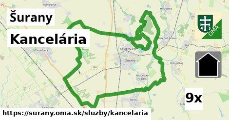 Kancelária, Šurany