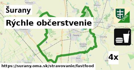 Rýchle občerstvenie, Šurany