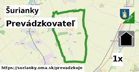 prevádzkovateľ v Šurianky