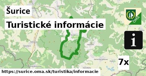 Turistické informácie, Šurice