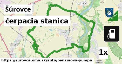 čerpacia stanica, Šúrovce