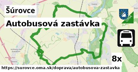 Autobusová zastávka, Šúrovce