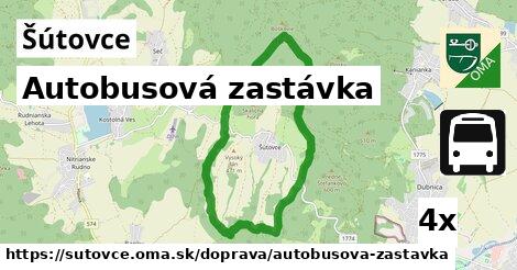 Autobusová zastávka, Šútovce