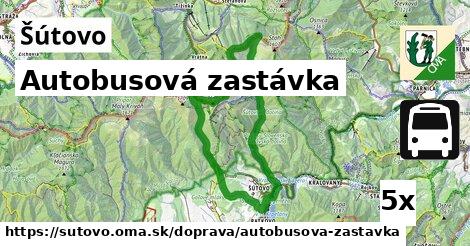 Autobusová zastávka, Šútovo