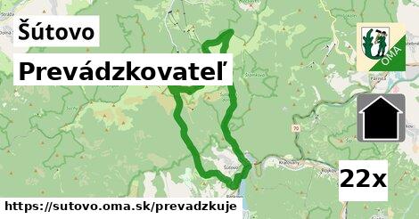 prevádzkovateľ v Šútovo