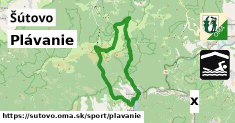 Plávanie, Šútovo