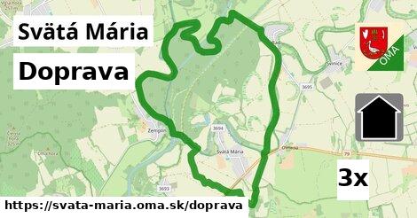 doprava v Svätá Mária