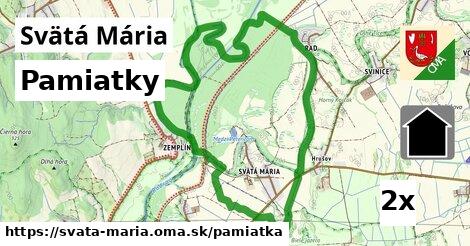 pamiatky v Svätá Mária