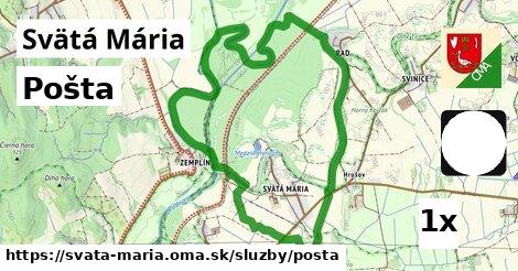 Pošta, Svätá Mária
