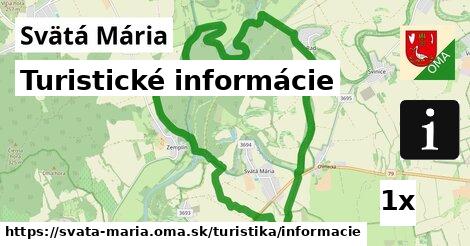 Turistické informácie, Svätá Mária