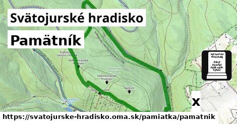 Pamätník, Svätojurské hradisko