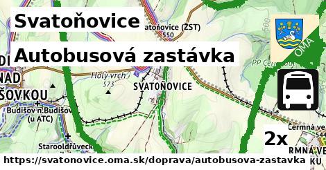 Autobusová zastávka, Svatoňovice