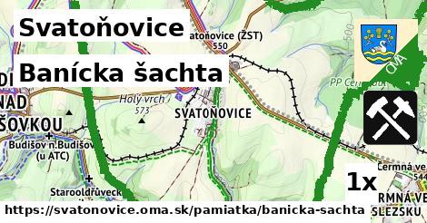 banícka šachta v Svatoňovice