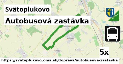 Autobusová zastávka, Svätoplukovo