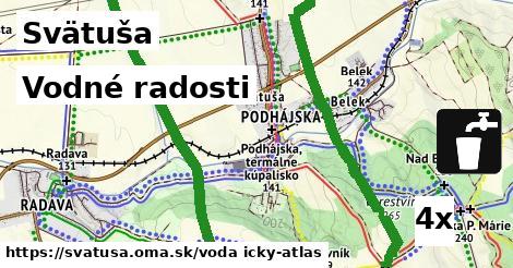 vodné radosti v Svätuša