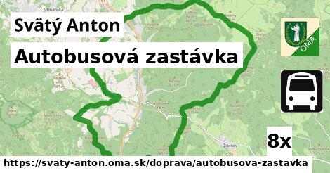 Autobusová zastávka, Svätý Anton