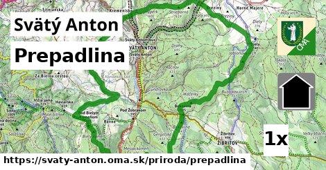 Prepadlina, Svätý Anton