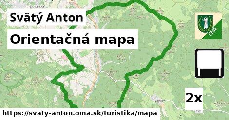 Orientačná mapa, Svätý Anton