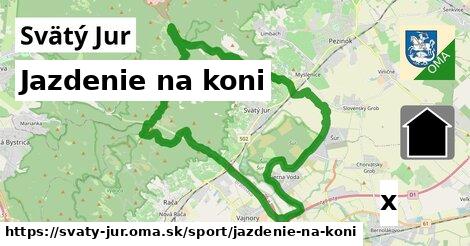 Jazdenie na koni, Svätý Jur