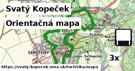 Orientačná mapa, Svatý Kopeček