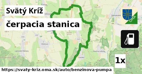 čerpacia stanica, Svätý Kríž