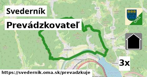 prevádzkovateľ v Svederník