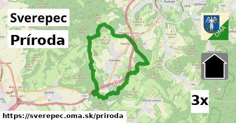 príroda v Sverepec