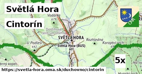 Cintorín, Světlá Hora