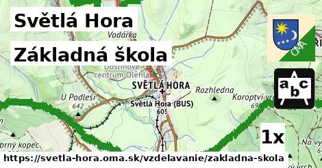 Základná škola, Světlá Hora