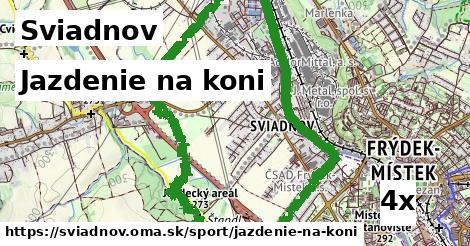 jazdenie na koni v Sviadnov