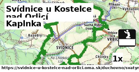 Kaplnka, Svídnice u Kostelce nad Orlicí