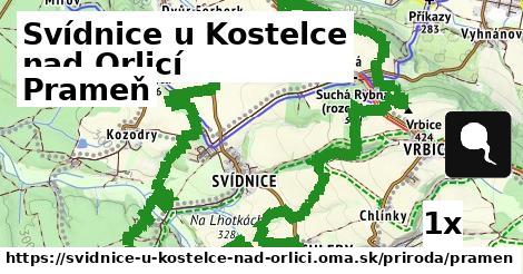 Prameň, Svídnice u Kostelce nad Orlicí