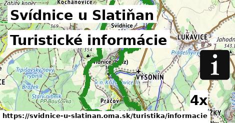 turistické informácie v Svídnice u Slatiňan