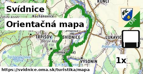 Orientačná mapa, Svídnice