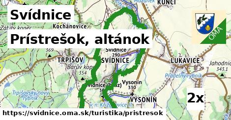 Prístrešok, altánok, Svídnice