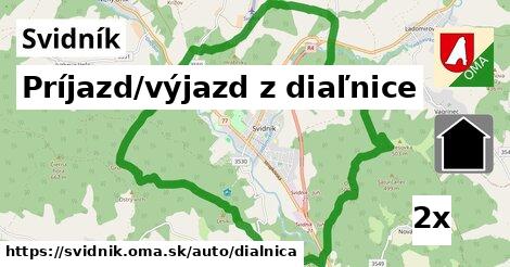 Príjazd/výjazd z diaľnice, Svidník