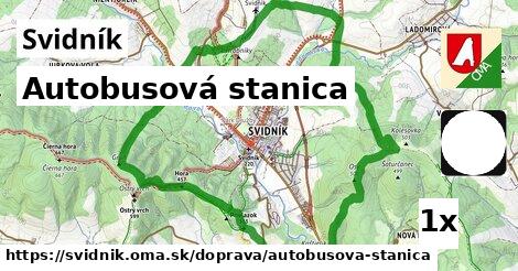 Autobusová stanica, Svidník