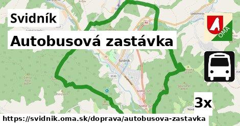 Autobusová zastávka, Svidník