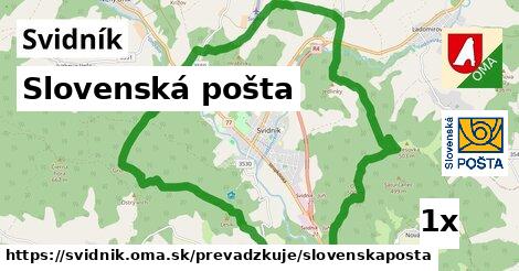 Slovenská pošta, Svidník