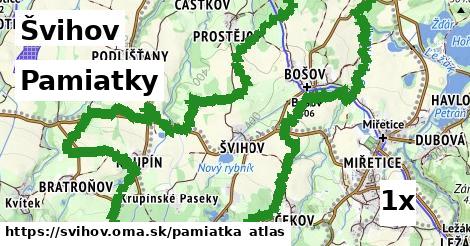pamiatky v Švihov