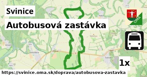 Autobusová zastávka, Svinice