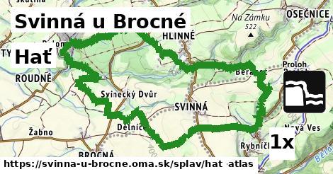 hať v Svinná u Brocné