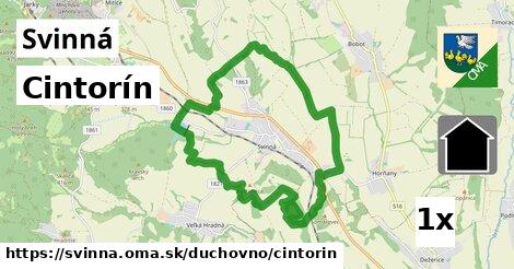 Cintorín, Svinná