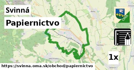 Papiernictvo, Svinná