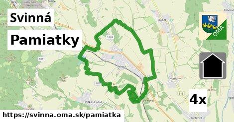 pamiatky v Svinná