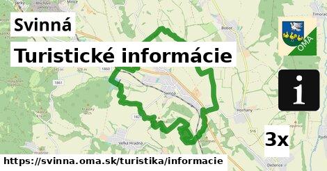 Turistické informácie, Svinná