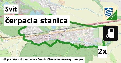 čerpacia stanica, Svit