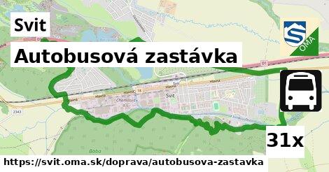 Autobusová zastávka, Svit