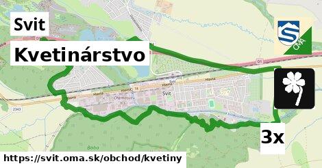 Kvetinárstvo, Svit