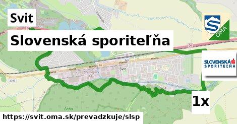 Slovenská sporiteľňa, Svit